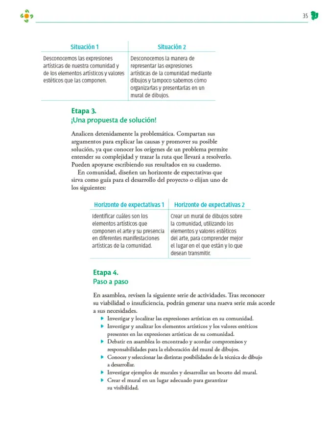 Página 36 de Colección Ximhai. Nuestro libro de Proyectos. Tomo II. Libro de Educación Telesecundaria Grado 1° Ciclo Escolar 2025 - 2026