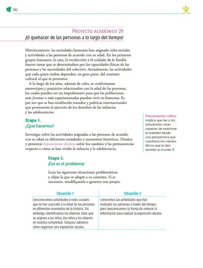 Página 183 de Colección Ximhai. Nuestro libro de Proyectos. Tomo III. Libro de Educación Telesecundaria Grado 1° Ciclo Escolar 2025 - 2026