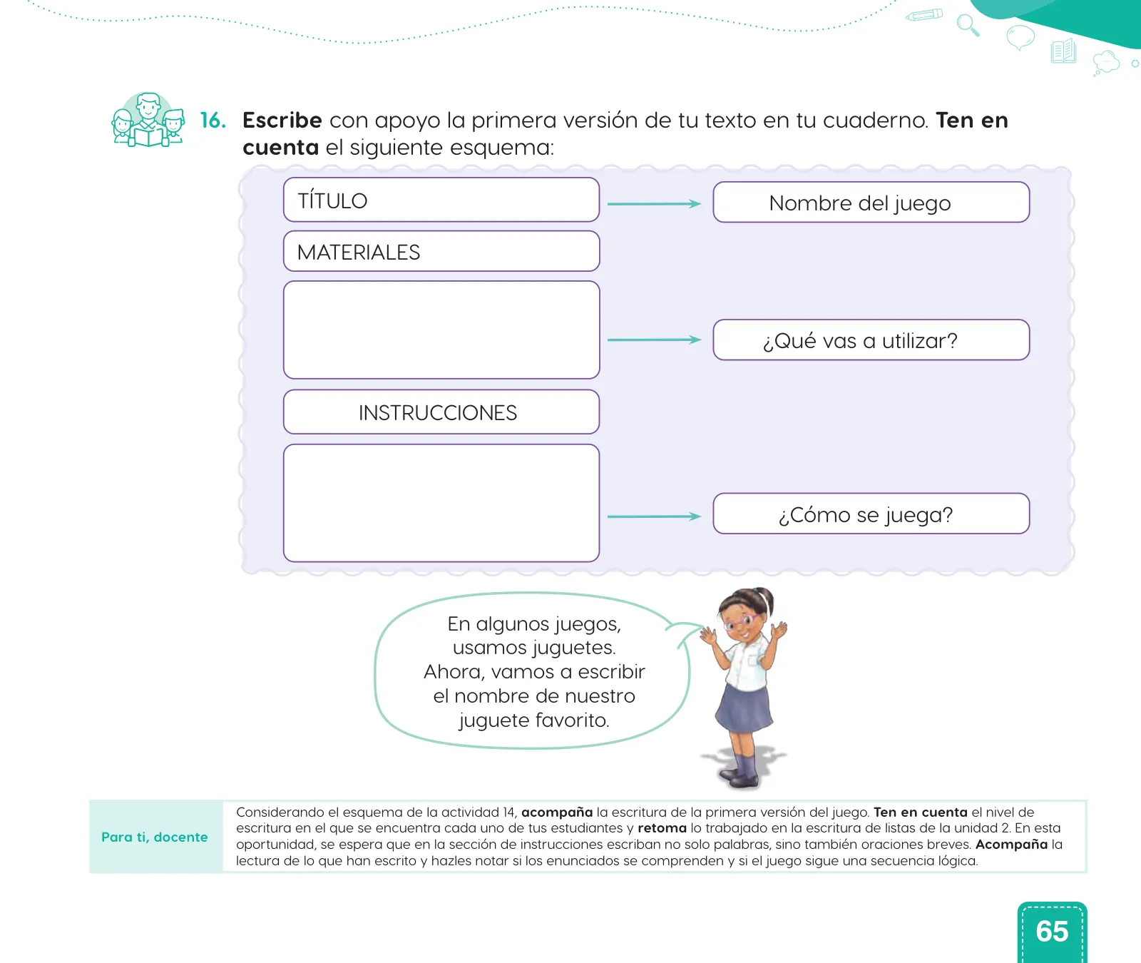 Página 67 de Cuadernillo de Comunicación 1, primer grado de Primaria · 2023