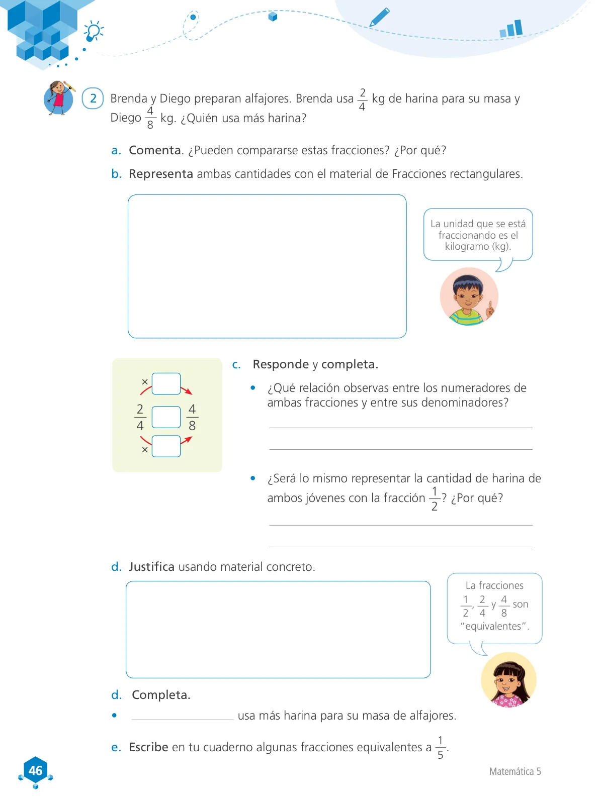 Miniatura página 47 de Matemática 5 : cuaderno de trabajo para quinto grado de Educación Primaria 2018 · 2018