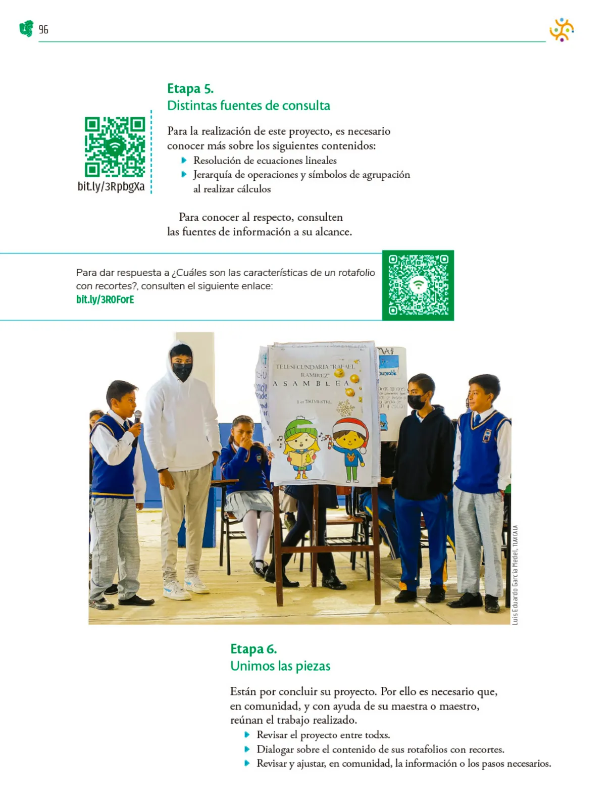 Página 97 de Colección Ximhai. Nuestro libro de Proyectos. Tomo III. Libro de Educación Telesecundaria Grado 1° Ciclo Escolar 2025 - 2026