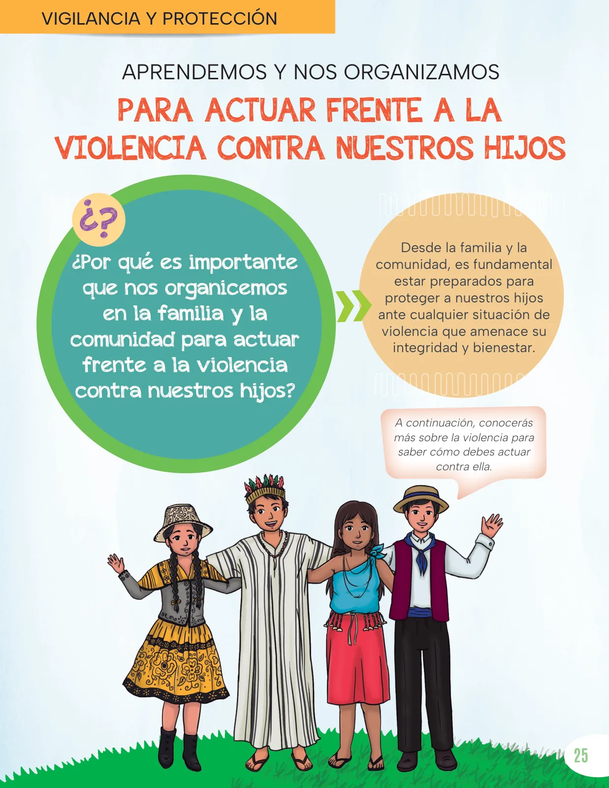 Miniatura página 27 de Cartilla de prevención y protección frente a la violencia para familias : Primaria Multigrado Monolingüe y Modelos de Servicio Educativo en el Ámbito Rural · 2024