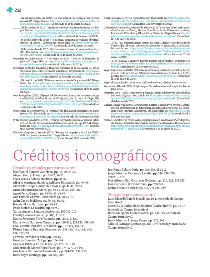 Página 253 de Nuestros saberes: Libro para alumnos, maestros y familia. Libro de Educación Primaria Grado 2° Ciclo Escolar 2025 - 2026