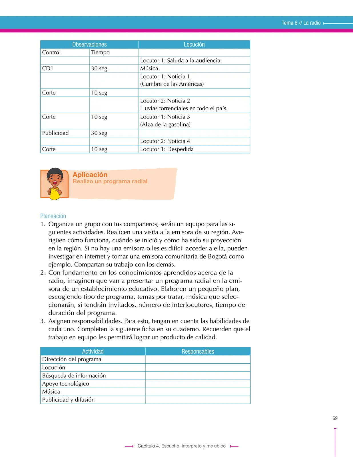 Página 69 de Lenguaje 8° · Secundaria Activa