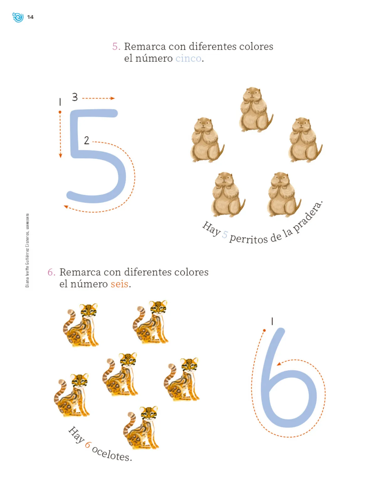 Miniatura página 15 de Múltiples lenguajes. Trazos y números.   Libro de Educación Primaria Grado 1°  Ciclo Escolar 2025 - 2026