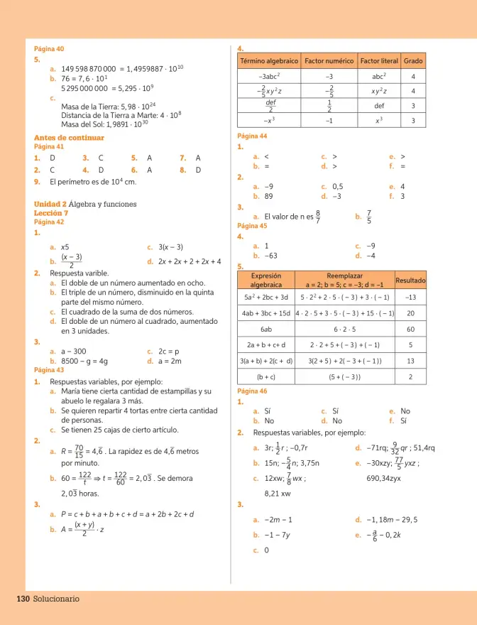 Página 131 de Matemática – Séptimo Básico | Texto del Estudiante MINEDUC – Descargar PDF · 2024