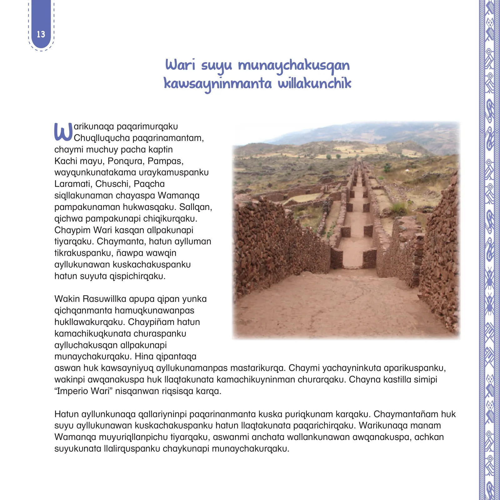 Miniatura página 15 de Anqarakunapa kawsakuyninmanta. Literatura 2 - 4° Primaria - Quechua chanka · 2023