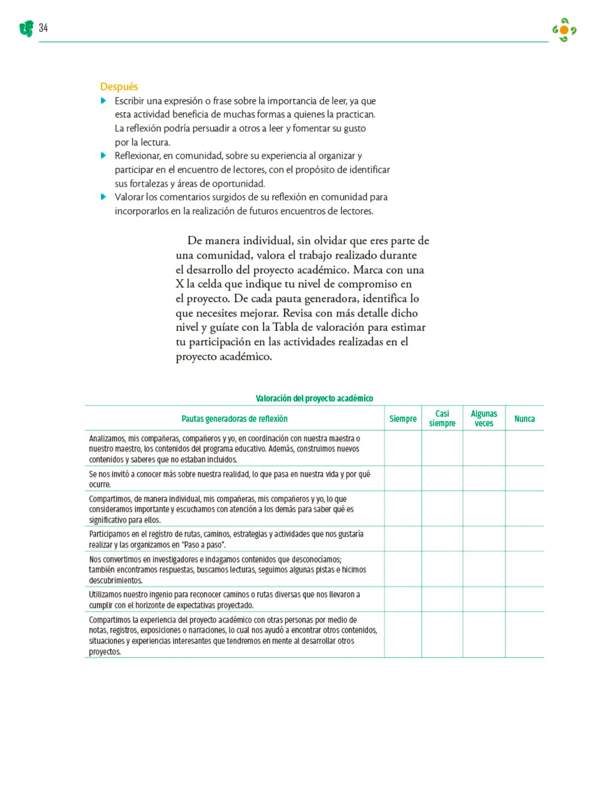 Miniatura página 35 de Colección Sk´asolil. Nuestro libro de Proyectos.  Tomo II.  Libro de Educación Telesecundaria Grado 2°  Ciclo Escolar 2025 - 2026