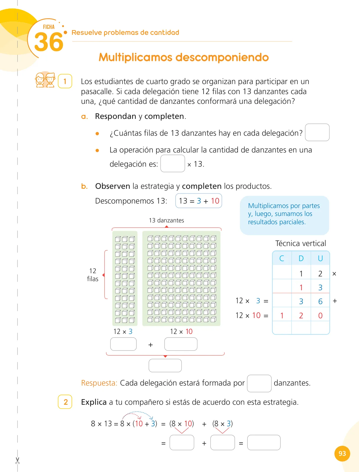 Página 95 de Cuadernillo de Matemática 4, cuarto grado de Primaria · 2023