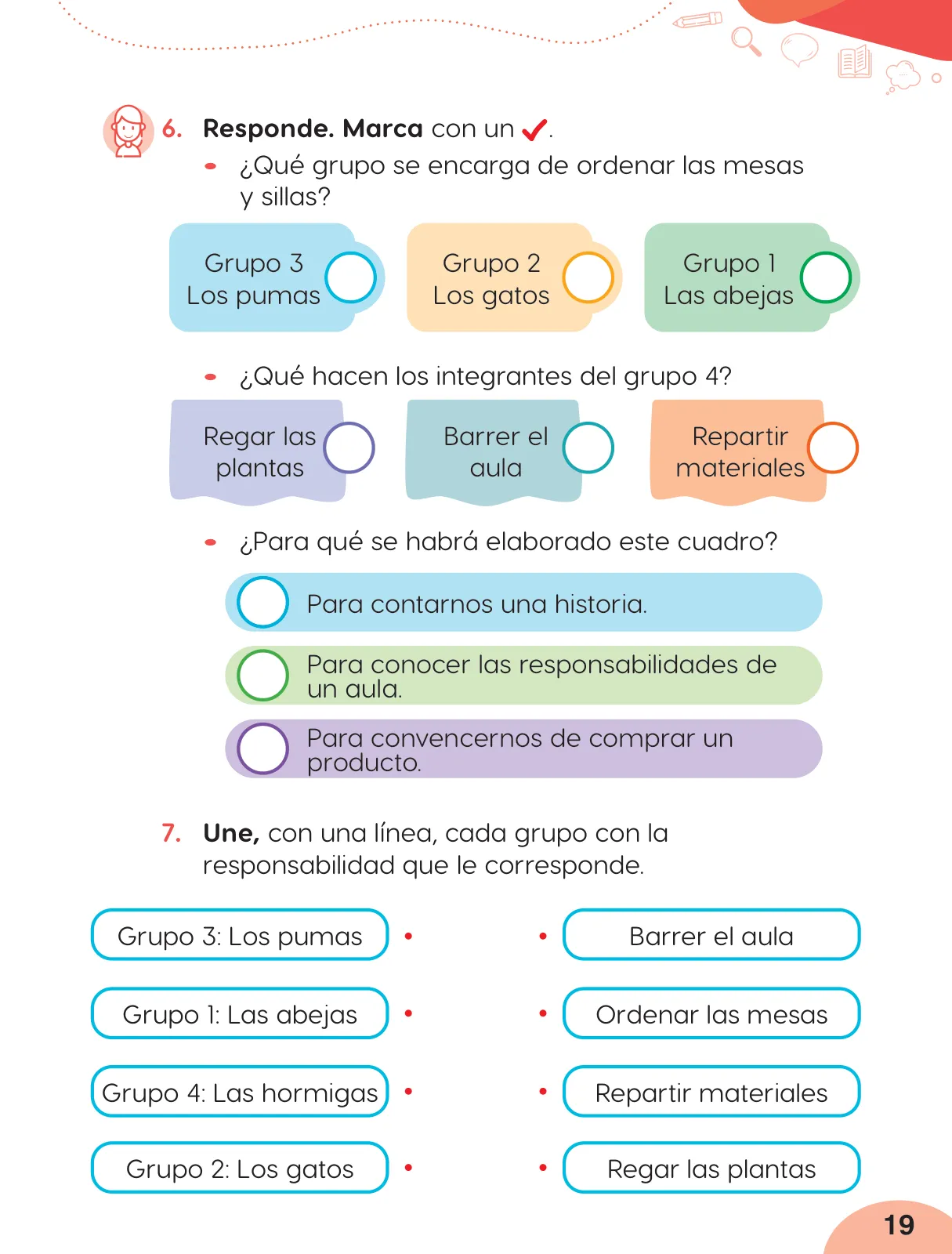 Página 21 de Cuadernillo de Comunicación 2, segundo grado de Primaria · 2023