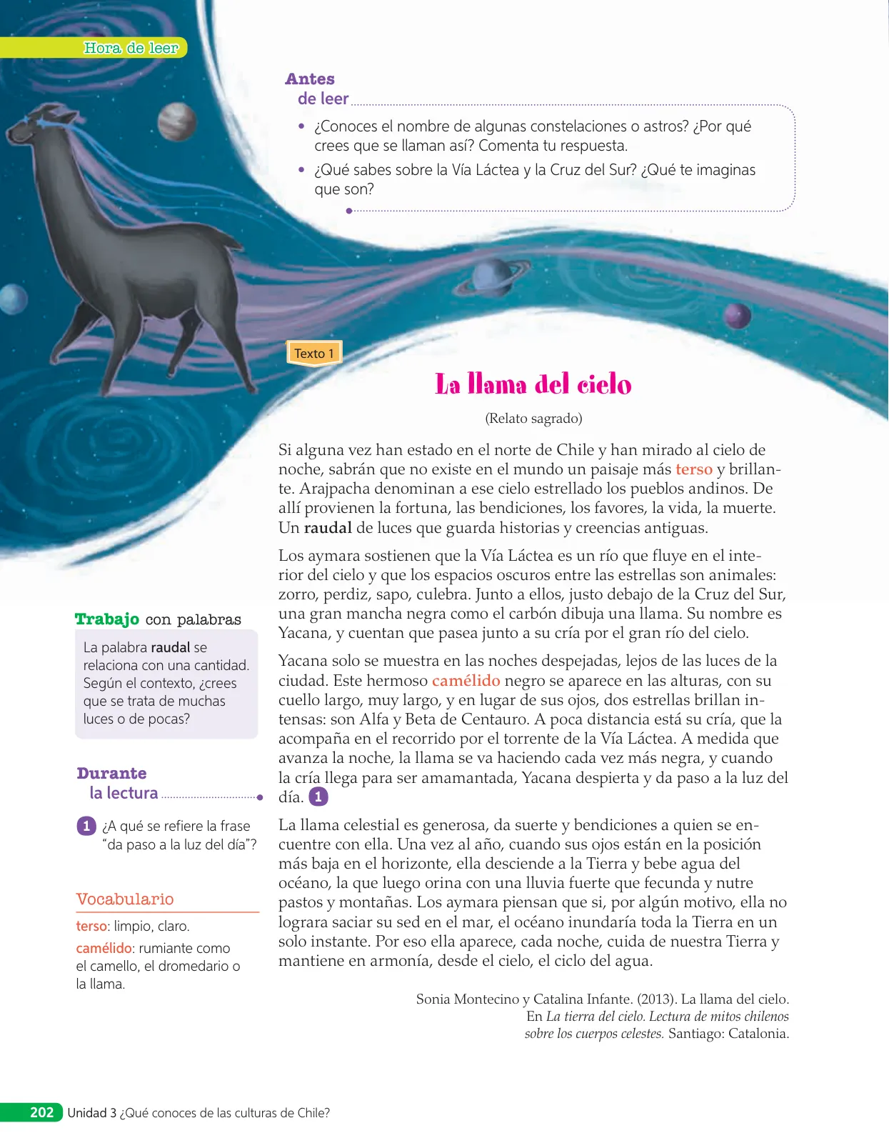 Página 109 de Lenguaje y Comunicación – Quinto Básico | Texto del Estudiante MINEDUC – Descargar PDF · 2024