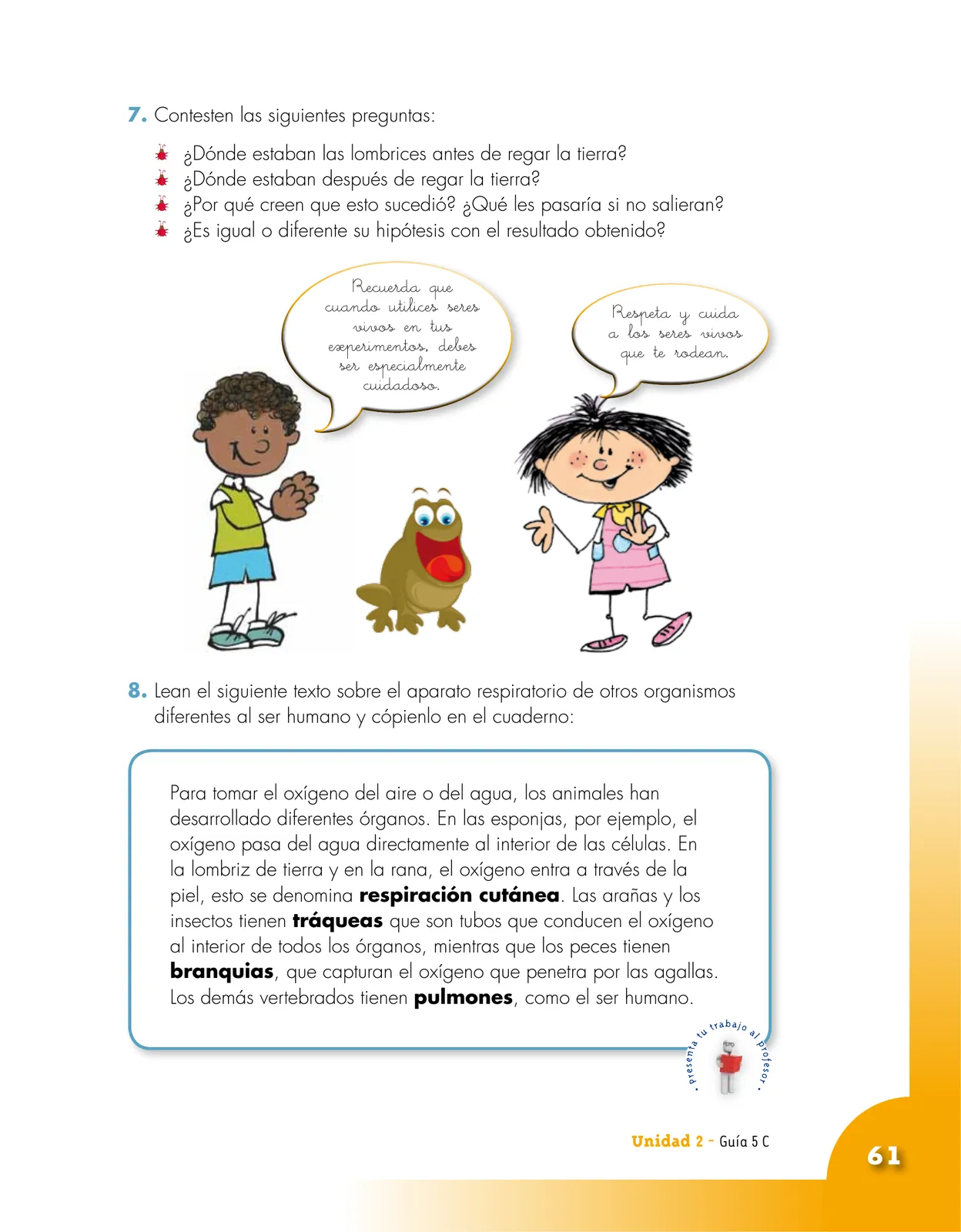 Página 61 de Ciencias Naturales 5° · Cartilla 01