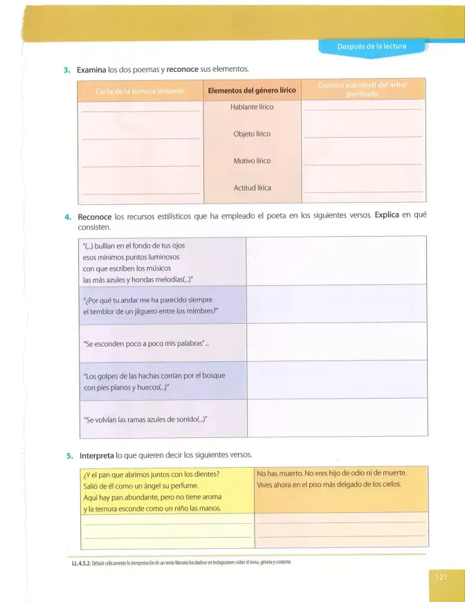 Página 121 de Lengua Y Literatura 10° · Egb 10 Lengua Y Literatura 2025 · 2025