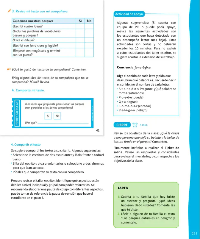Página 252 de Lenguaje y Comunicación – Segundo Básico – Texto del Estudiante MINEDUC – Descargar PDF · 2024