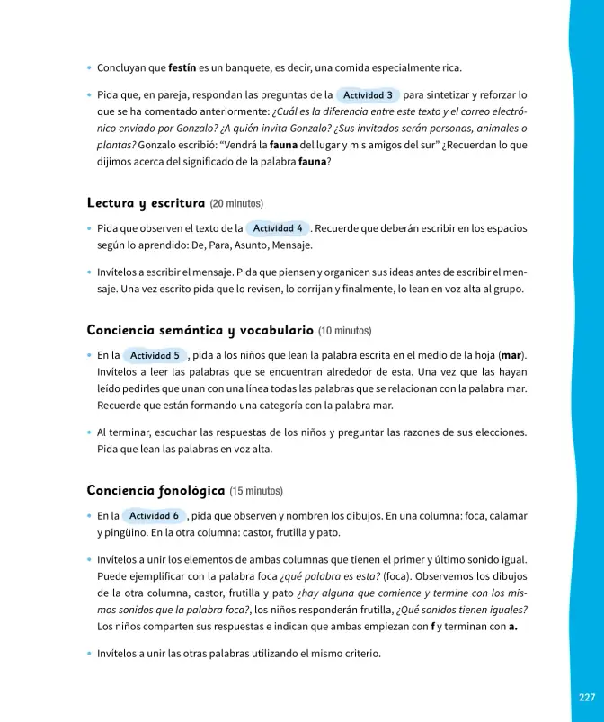 Página 228 de Lenguaje y Comunicación – Primero Básico | Texto del Estudiante MINEDUC – Descargar PDF · 2024