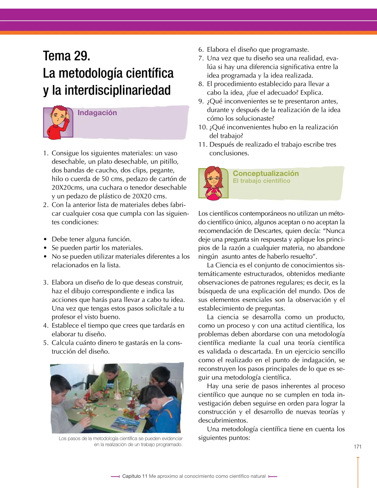 Página 171 de Ciencias Naturales 8° · Secundaria Activa