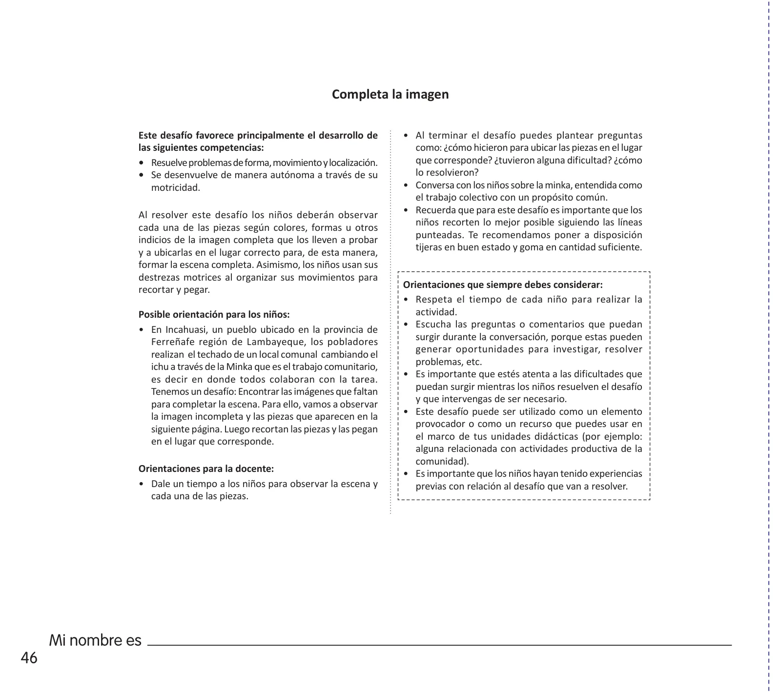 Miniatura página 48 de Crea, resuelve y aprende. Material impreso para niñas y niños de 4 años · 2024