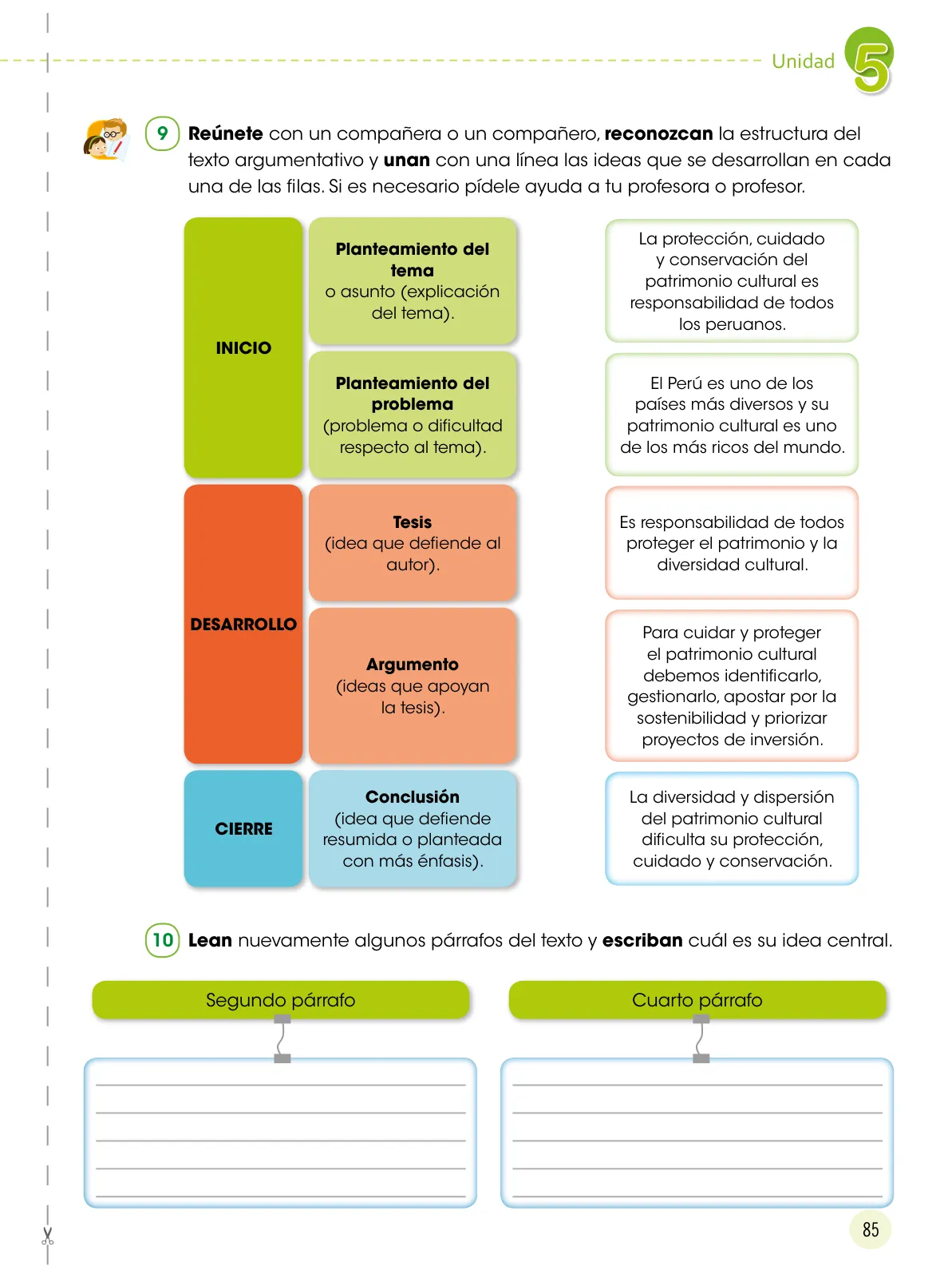 Página 86 de Comunicación 5 : cuaderno de trabajo para quinto grado de Educación Primaria 2019 · 2019