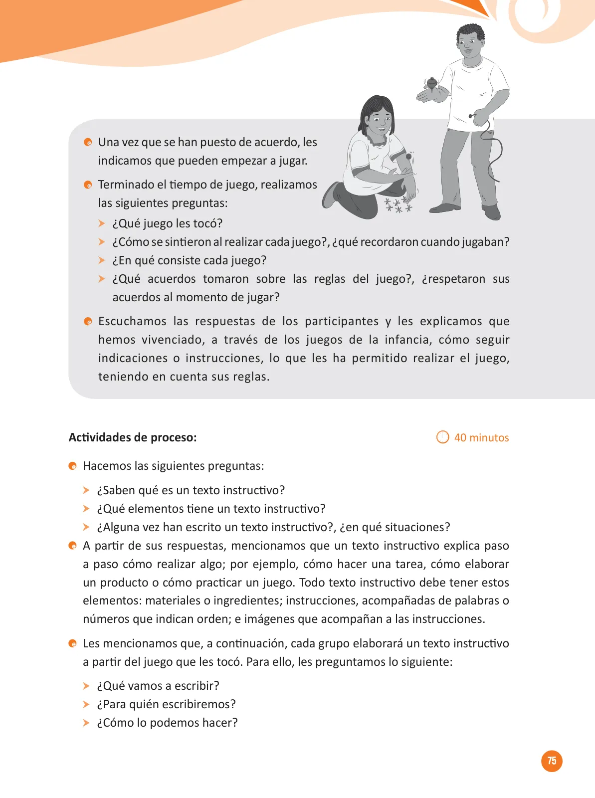 Página 77 de Guía para el trabajo docente con las familias del ciclo IV de Primaria · 2016