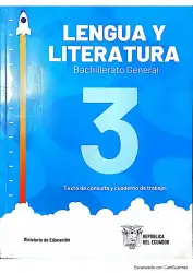 Portada de Lengua Y Literatura · 3ro BGU · 2024