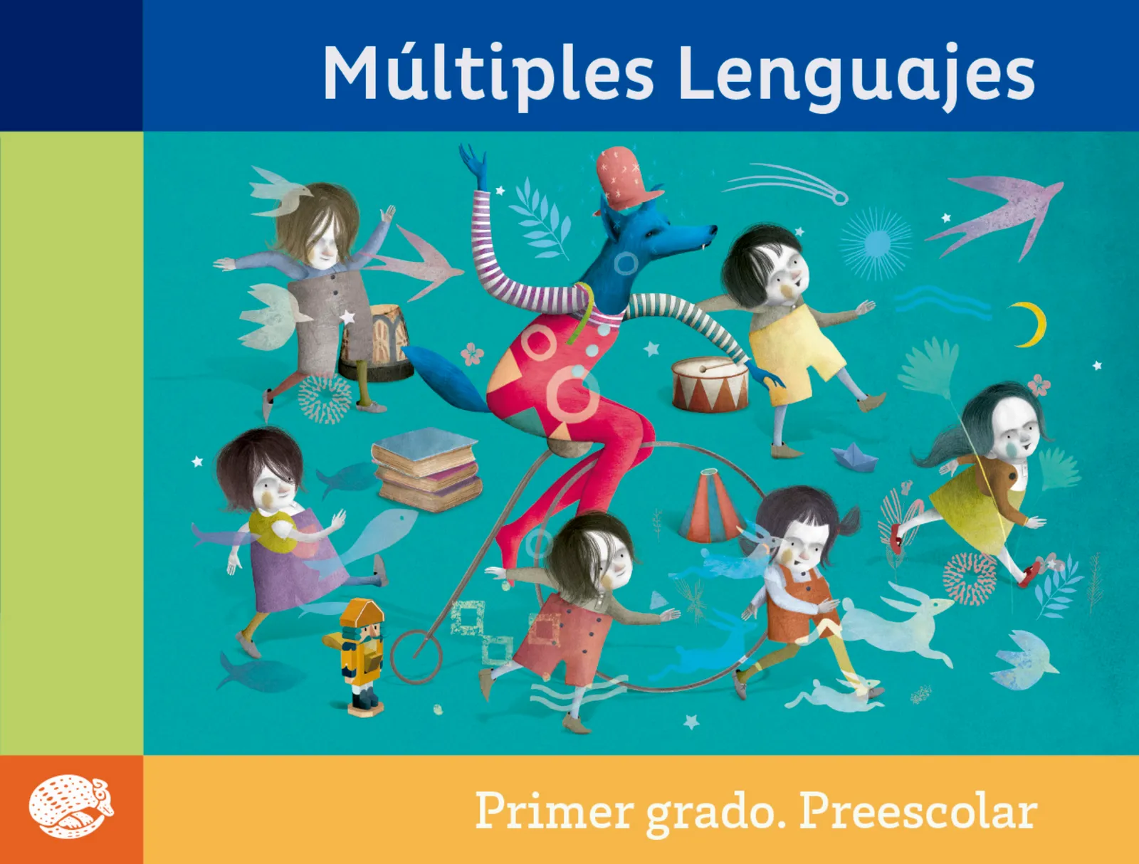 Múltiples lenguajes.   Libro de Educación Preescolar Grado 1°  Ciclo Escolar 2025 - 2026