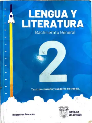 Portada de Lengua y Literatura 2 BGU · 2025