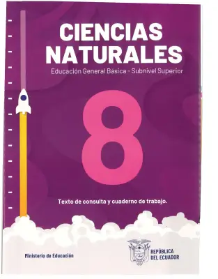 Portada de Ciencias Naturales 8° · Egb 8 Ciencias Naturales 2025 · 2025