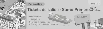 Portada de Sumo Primero – Quinto Básico | Texto del Estudiante MINEDUC – Descargar PDF · 2024