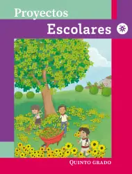 Portada de Proyectos Escolares. Libro de Educación Primaria Grado 5° Ciclo Escolar 2025 - 2026