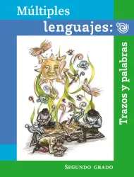 Portada de Múltiples lenguajes. Trazos y palabras. Libro de Educación Primaria Grado 2° Ciclo Escolar 2025 - 2026