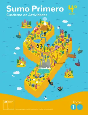 Portada de Sumo Primero – Cuarto Básico | Texto del Estudiante MINEDUC – Descargar PDF · 2024
