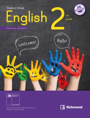 Portada de Inglés – Segundo Básico | Texto del Estudiante MINEDUC – Descargar PDF · 2024