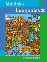 Portada de Múltiples lenguajes. Libro de Educación Primaria Grado 2° Ciclo Escolar 2025 - 2026