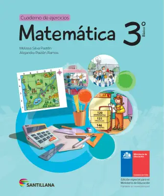 Portada de Matemática – Tercero Básico | Texto del Estudiante MINEDUC – Descargar PDF · 2024