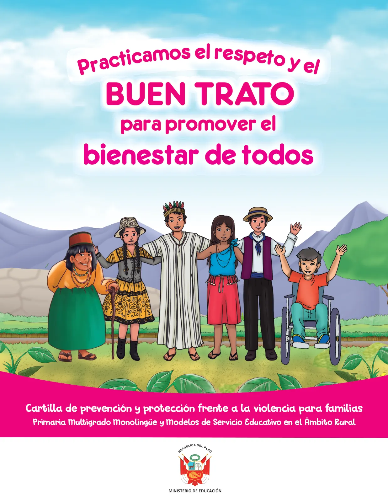 Cartilla de prevención y protección frente a la violencia para familias : Primaria Multigrado Monolingüe y Modelos de Servicio Educativo en el Ámbito Rural · 2024