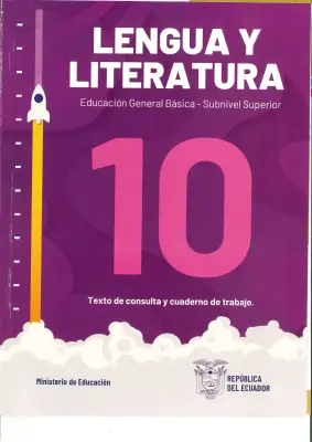 Portada de Lengua Y Literatura 10° · Egb 10 Lengua Y Literatura 2025 · 2025