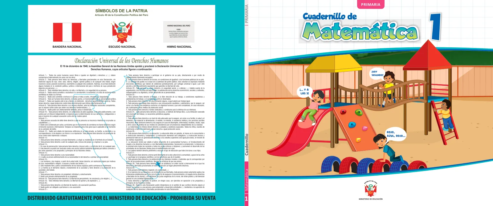 Cuadernillo de Matemática 1. Primer grado de Primaria · 2024