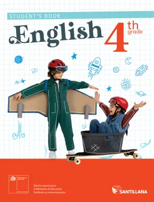 Portada de Inglés – Cuarto Básico | Texto del Estudiante MINEDUC – Descargar PDF · 2024
