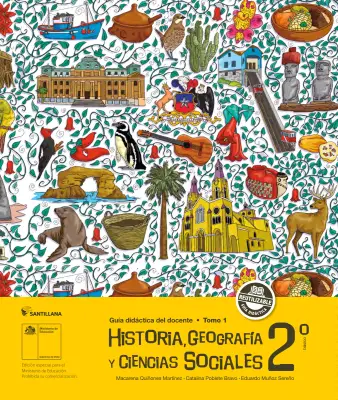 Portada de Historia, Geografía y Ciencias Sociales – Segundo Básico – Texto del Estudiante MINEDUC – Descargar PDF · 2024