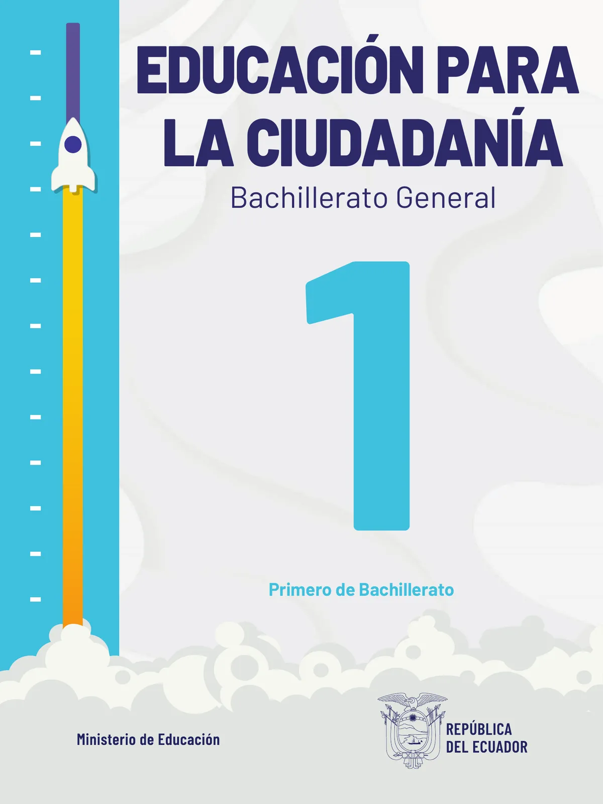 Portada de Educacion Ciudadania · 1ro BGU · 2024