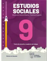Portada de Estudios Sociales · 9 EGB · 2024