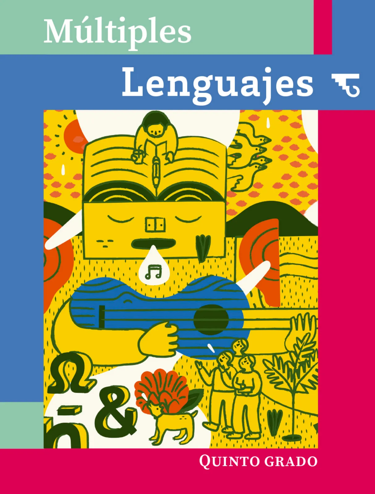 Múltiples lenguajes.   Libro de Educación Primaria Grado 5°  Ciclo Escolar 2025 - 2026