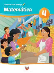 Portada de Matemática 4 : cuaderno de trabajo para cuarto grado de Educación Primaria 2019 · 2019