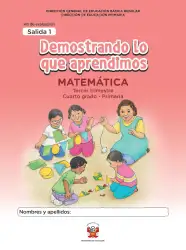 Portada de Kit de evaluación Salida 1 Demostrando lo que aprendimos : Matemática, tercer trimestre, ﻿Cuarto grado - Primaria · 2019