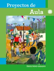 Portada de Proyectos de Aula. Libro de Educación Primaria Grado 2° Ciclo Escolar 2025 - 2026