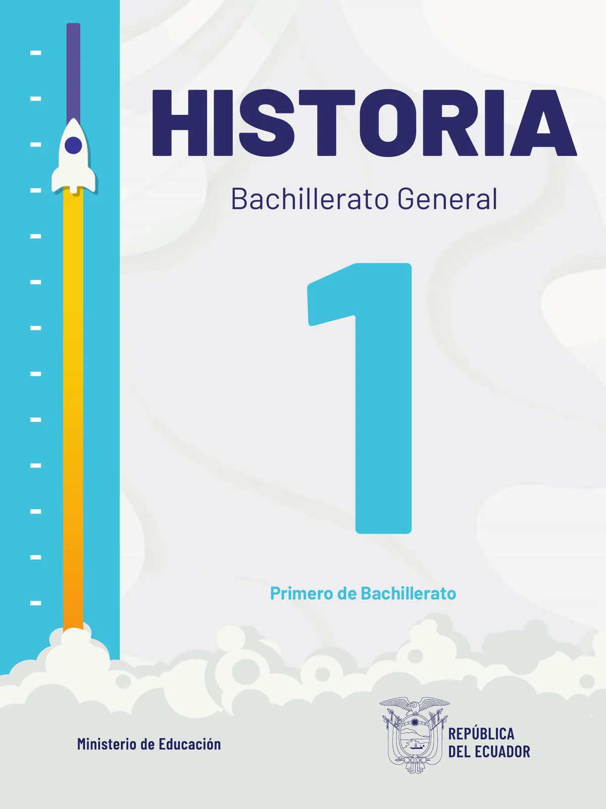 Portada de Historia · 1ro BGU · 2024