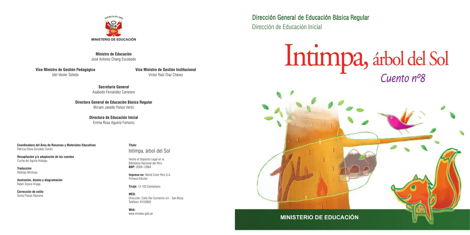 Intimpa, árbol del Sol. Cuento No. 8 · 2009