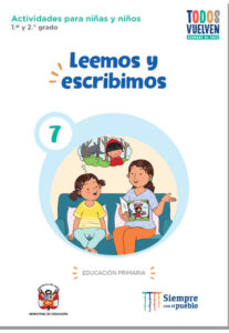 Libro Leemos y escribimos 7 : actividades para niñas y niños 1er. y 2.° grado pdf
